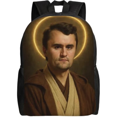 Grappige Charlie Kirk Rugzak Kampeerrugzakken Mannen Leuke Middelbare School Tassen Designer Print Rugzak (as the picture,as picture)