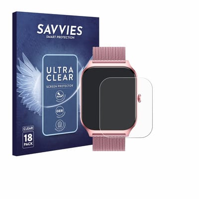Savvies - Screenprotector voor Kalinco P125 1.85" - Folie Beschermfolie transparant 18 Stuks