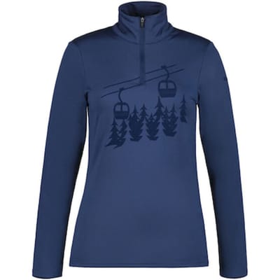 ICEPEAK - Ellenton - Skipully met rits dames - Blauw