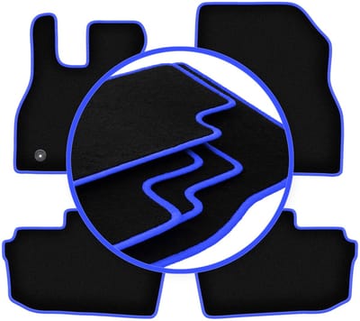 CARLUX-BLUE automatten voor: Nissan Leaf II hatchback (2017-)