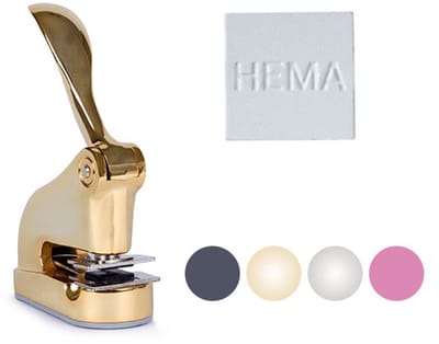 Preegstempel | 20x20mm | Shiny EG Deluxe | eigen ontwerp