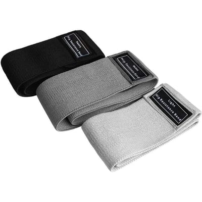 Bandes de Résistance Tissu Bandes Fessiers Cuisses Entraînement Bandes Élastiques Cercle Squat Boucles Fitness Étirement Équipement Yoga Gym gray