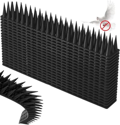 Effectieve Vogelwering Spikes, 20 Stuks Plastic Spikes voor Balkon, Tuin en Dakbescherming, Houd Katten, Honden en Vogels Weg