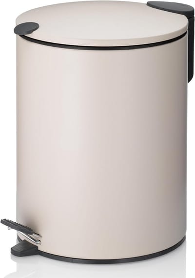 Kleine 5L Pedaalemmer Badkamer met Stille Sluiting en Binnenemmer