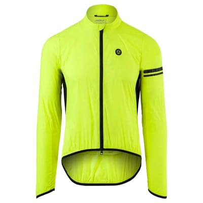 AGU Wind Fietsjack II Essential Heren - Geel - XL - Winddicht - Two-way Rits