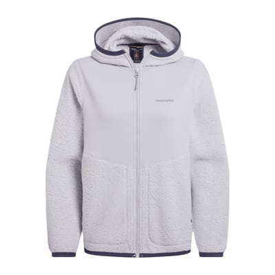 Craghoppers Dames/Dames Telesto Fleece Jas met Capuchon (Maangrijs)