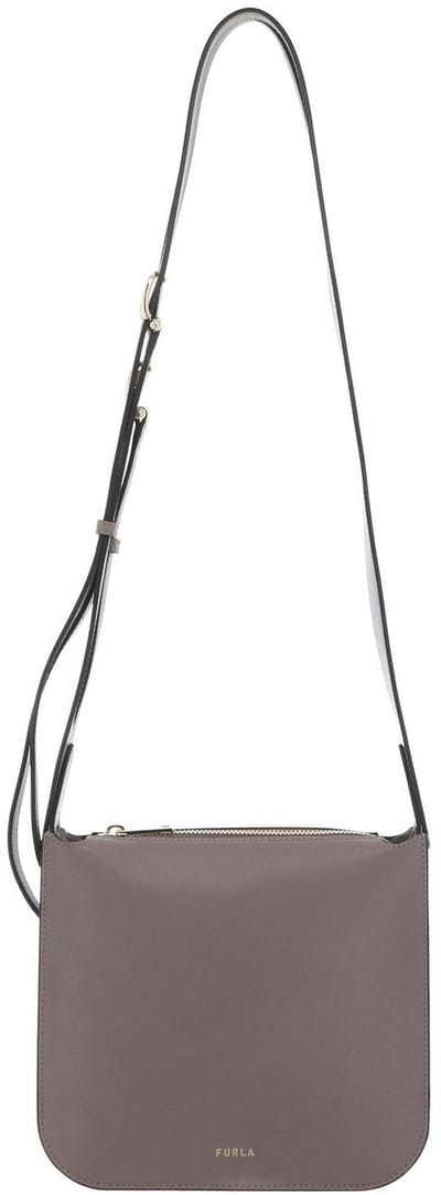 FURLA Leren schoudertas Ava Crossbody Mauve
