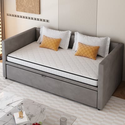 MODENUIT Binnenveringsmatras 90x190 cm – Ergonomische drukverdeling – Dikte 12 cm – Hardheid H3 – Gerold geleverd – Wit