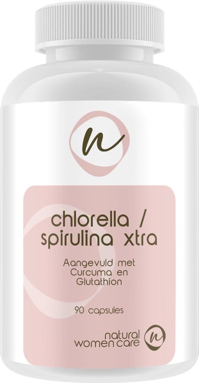 Natutal Woman Care - Chlorella Xtra - Rijk aan mineralen, antioxidanten en vitaminen - Ter bevordering spijsvertering en immuunsysteem