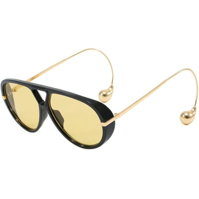 Luxe Merk Designer Oversized Piloten Zonnebril Voor Vrouwen Mannen Vintage Punk Dubbele Brug Bril Trendy Zonnebrillen As The Picture
