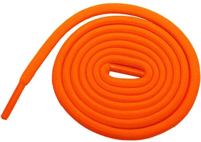 Allecto - Premium veters - Ronde schoenveters 5 mm - Scheurvast en sterk - 80 cm lang - Voor werk en sportschoenen - Duurzame kwaliteit - Oranje