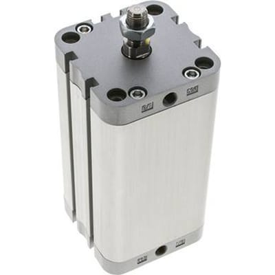 ISO 21287 Compacte Dubbelwerkende Cilinder 63-100mm - Magnetisch - Mannelijke Stang