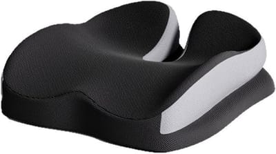 Zitkussen van traagschuim, ergonomisch kussen voor drukverlichting - ischias en pijnverlichting bij langdurig zitten. Perfect voor brede heupen, kantoorpersoneel en automobilisten.