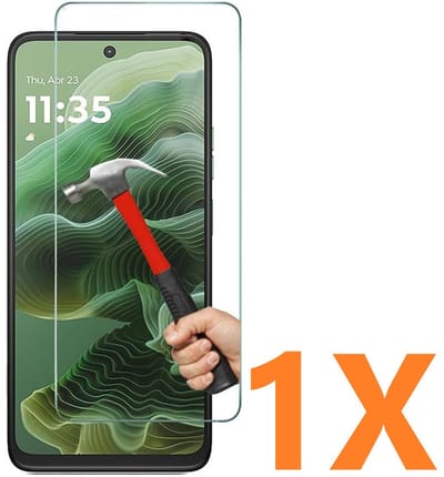 Screenprotector Glas - Tempered Glass Screen Protector Geschikt voor: Motorola Moto G35 5G - 1x