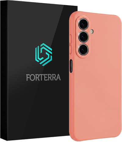 Hoesje Geschikt voor Samsung Galaxy A27 - Sterk & Shockproof - Siliconen Case - Hoes Cover - Perzik