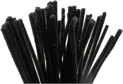 Creativ Company Chenille Black 30cm 50 pcs.