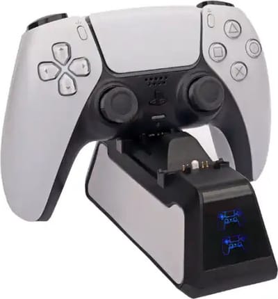 Oplaadstation geschikt voor Playstation 5 - Geschikt voor Sony PS5 - Dual charge - LED Indicatie - Charging station - Sinterklaas - Kerst - Sinterklaas Cadeau