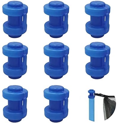 Trampoline Eindkappen – Vervangonderdelen voor Veiligheidsnet, 8 Stuks, Diameter 25 mm