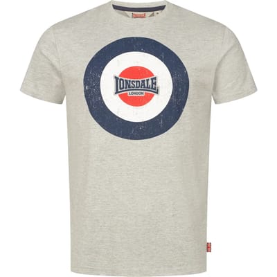 Lonsdale London TREVOSE T-shirt grijs gemêleerd L Heren