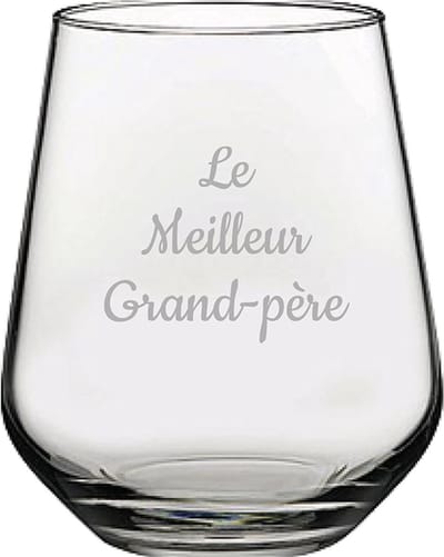 Drinkglas gegraveerd - 42,5cl - Le Meilleur Grand-père