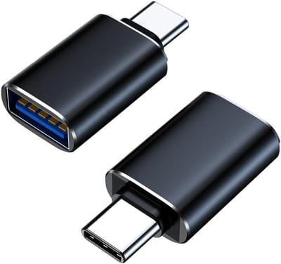 Daity 2-Pack - USB-C naar USB-adapter - USB-C mannelijk naar USB 3.0 vrouwelijk adapter - compatibel met Apple MacBook Pro - MacBook - iPad - Samsung laptops - Samsung S25 - S24