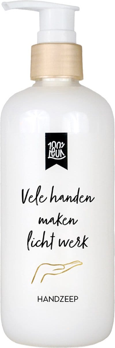 100%LEUK - Handzeep 300ml - Vele handen maken licht werk