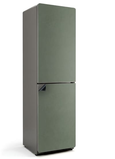 Wallfluent Magnetische Koelkastmat - Olijf Koelkast Magneet Sticker - 60 cm x 205 cm - Olijf Magnetische Koelkastmat - Decoratieve Koelkastfolie - Decoratieve Magneetmat Voor Koelkast - Verwijderbare Koelkast Decoratie