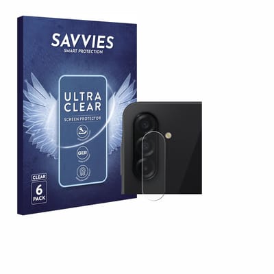 Savvies - Screenprotector voor Samsung Galaxy A26 5G Enterprise Edition (ALLEEN Camera Lens) - Folie Beschermfolie transparant 6 Stuks