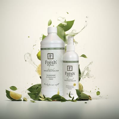 Fresh&Fine Luchtverfrisser Startset - 100% natuurlijke anti dierengeur spray + Navulling
