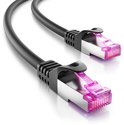 30m CAT7 Outdoor Netwerkkabel - Weerbestendig en Snelle Verbinding voor Camera's en Buitengebruik