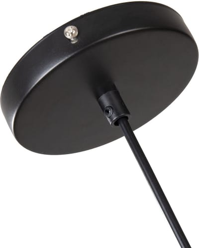 Hanglamp Zwart met hout - Scaldare Marsala