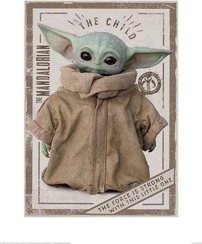 Pyramid Poster - Star Wars The Mandalorian The Child - 40 X 30 Cm - Multicolor