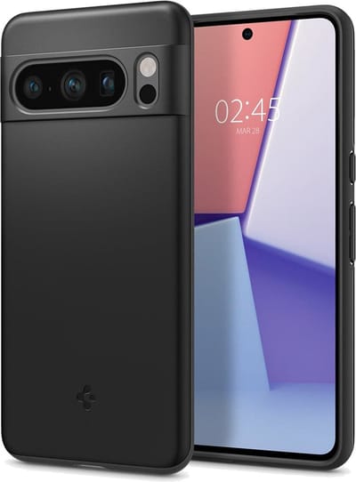 Spigen Thin Fit Hoesje voor de Google Pixel 8 Pro - Back Cover Zwart