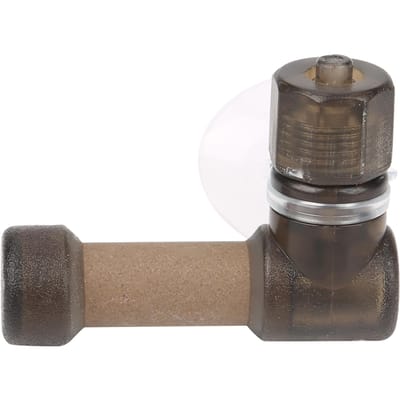Diffuseur de Dioxyde de Carbone Facile Atomiseur de CO2 pour Super Aquarium Équipement d'Aquarium(Brown, L)