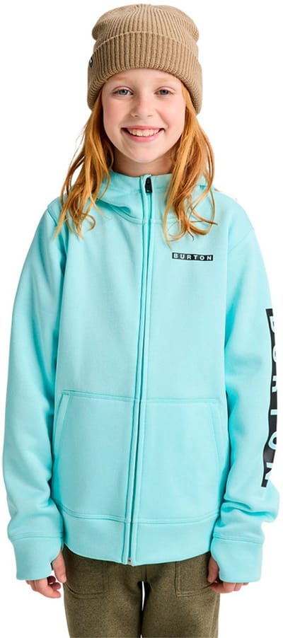Burton Oak Fleece Met Volledige Rits Blauw 8 Years Meisjes