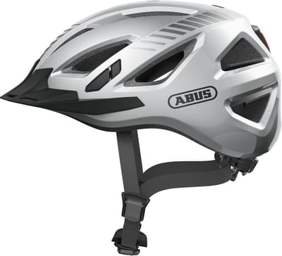 Fietshelm ABUS URBAN-I 3.0 signal silver S - 51-55 cm - zilver - Geschikt voor gebruik op elektrische fietsen - stadsfietsen - 250 g