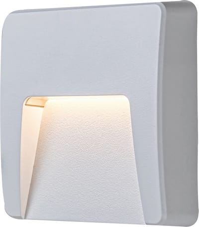 Rabalux - Wandlamp - Buitenlamp - IP65 - LED - 3W - 12cm x 12cm - Wit - Trento
