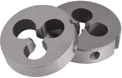 Dailygoods - 2 Stuks Metrische Ronde Snijplaten voor Draadsnijden
