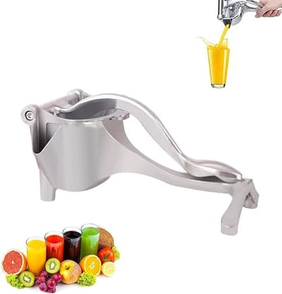 Handmatige citruspers, handmatige fruitpers met hendel, citroenpers, handmatige citruspers van aluminium, gebruikt voor het persen van citroensap, sinaasappelsap, citrusvruchtensap, watermeloen