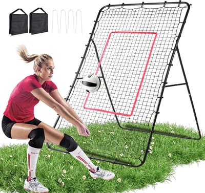 Verstelbaar Volleybal Trainingsnet voor Stuiteren en Oefenen