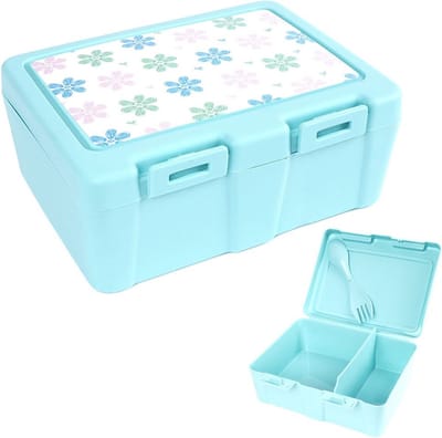 Lunchbox met Bestek 1 l - Bento Box - Broodtrommel
