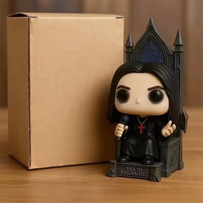 Mooie 2025 Voor Ozzy Osbourne Figuur Bedankt Ozzy De Laatste Show Terug Naar Het Begin Afscheidsshow 2025 Figuur Bureau Decoraties black