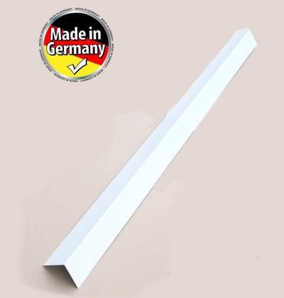 Aluminium Hoekprofiel 2 Meter Wit RAL 9010 - 100x50mm - 90 Graden Randafdekking voor Gevel en Muur