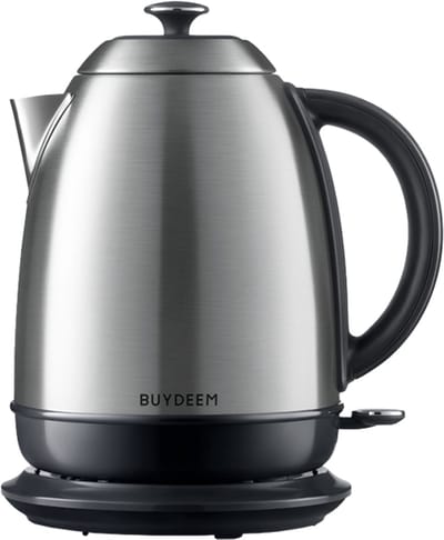 BUYDEEM K640 Serie - Waterkoker - Roestvrij Staal - Retro Stijl - Veiligheid