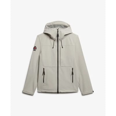 Superdry - Gewatteerde Softshell Trekker Jas Met Capuchon - Heren
