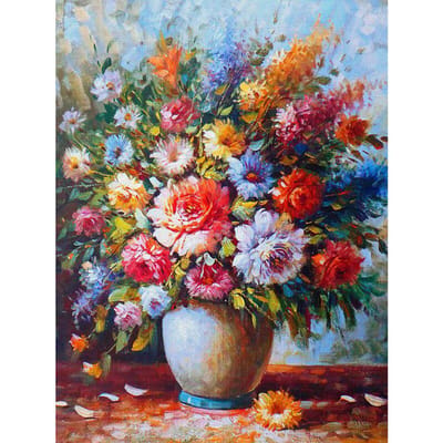 Diamond Handwerken Home Decor Diamond Cross Stitch Bloemen Boeket Ronde Boor Diamantborduurwerk 20X30CM