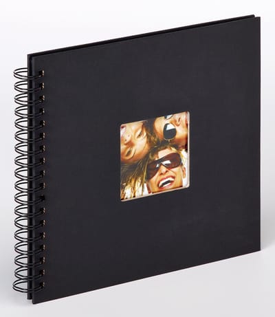 Walther SA-108-B Fun - Spiraal album - Formaat 26 x 25 cm - Zwart