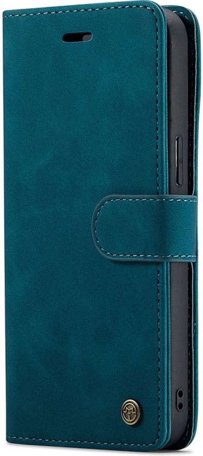 CaseMania Bookcase hoesje geschikt voor Apple iPhone 15 Plus - Effen Groen - Kunstleer - 2-in-1 Magnetisch Uitneembaar Design