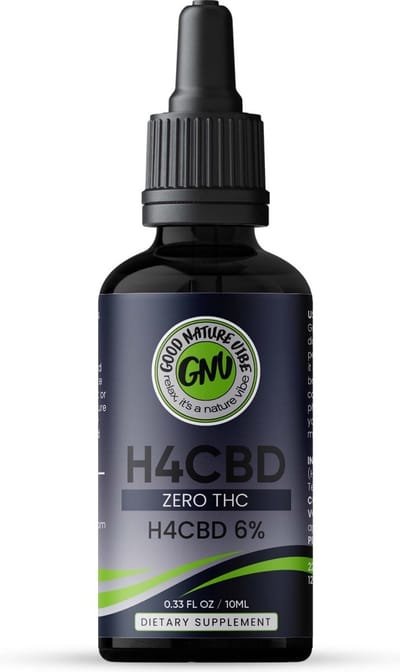 Good Nature Vibe H4CBD Olie 6% - 10ML - 600mg H4CBD - Milde Gehydrogeneerde CBD Druppels Kopen - Ideaal voor Beginners - Nieuwe Generatie CBD - Natuurlijk & Zuiver - Pipetfles