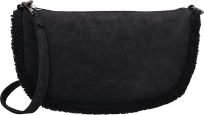 Charm London Newington Schoudertas - Zwart
